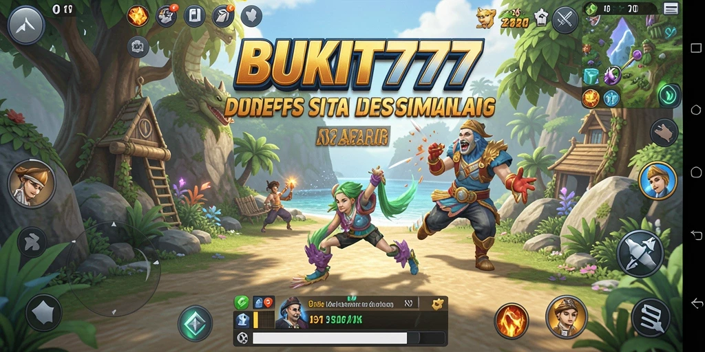 Tampilan gameplay BUKIT777 yang mengasyikan dan penuh warna.