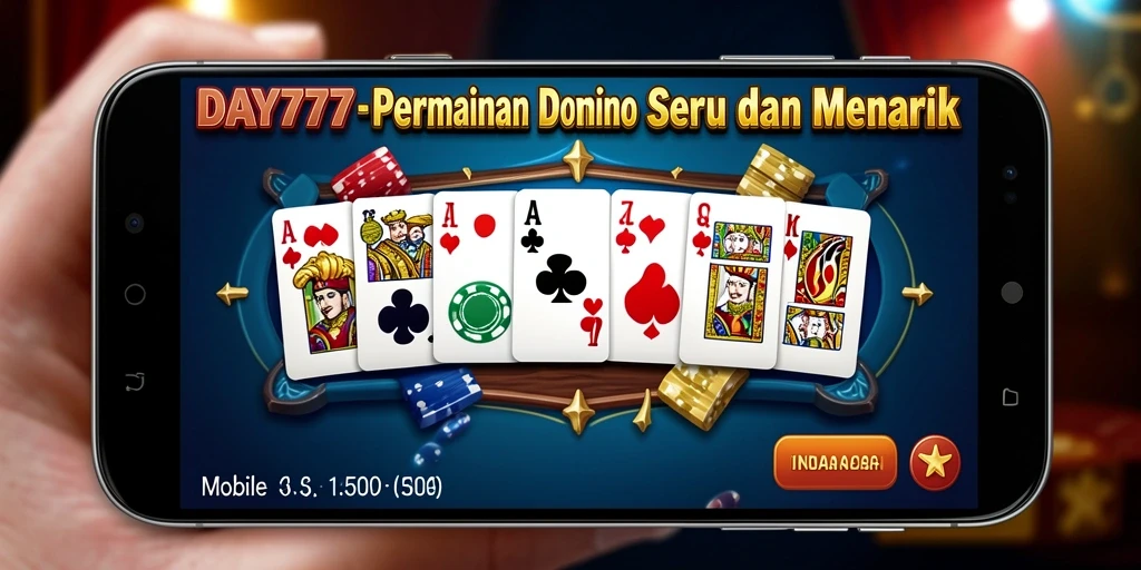 Tampilan gameplay menarik dalam permainan Domino DAY777.
