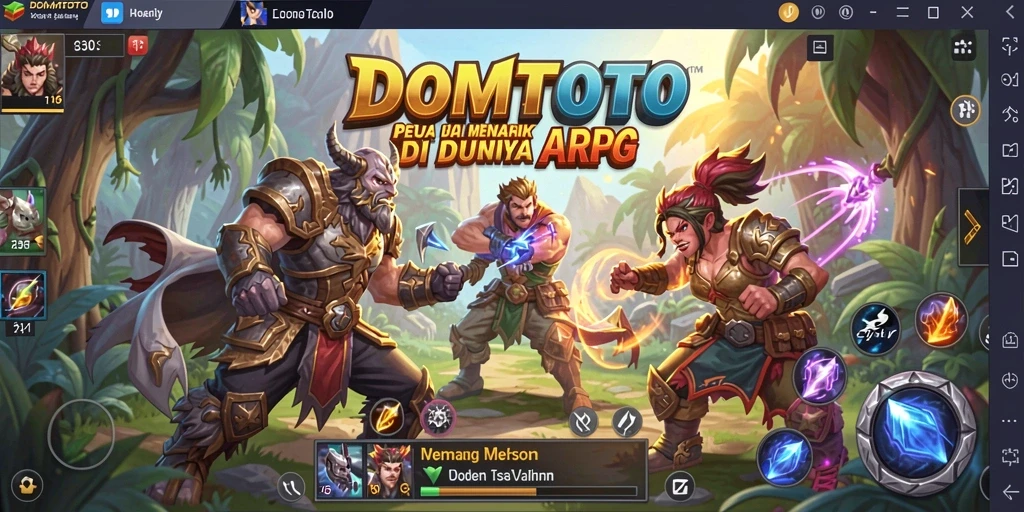 Tangkapan layar yang menampilkan aksi mendebarkan dalam <strong>DOMTOTO</strong>.