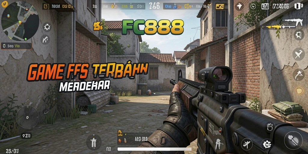 Tangkapan layar menunjukkan aksi seru dalam gameplay FC888.