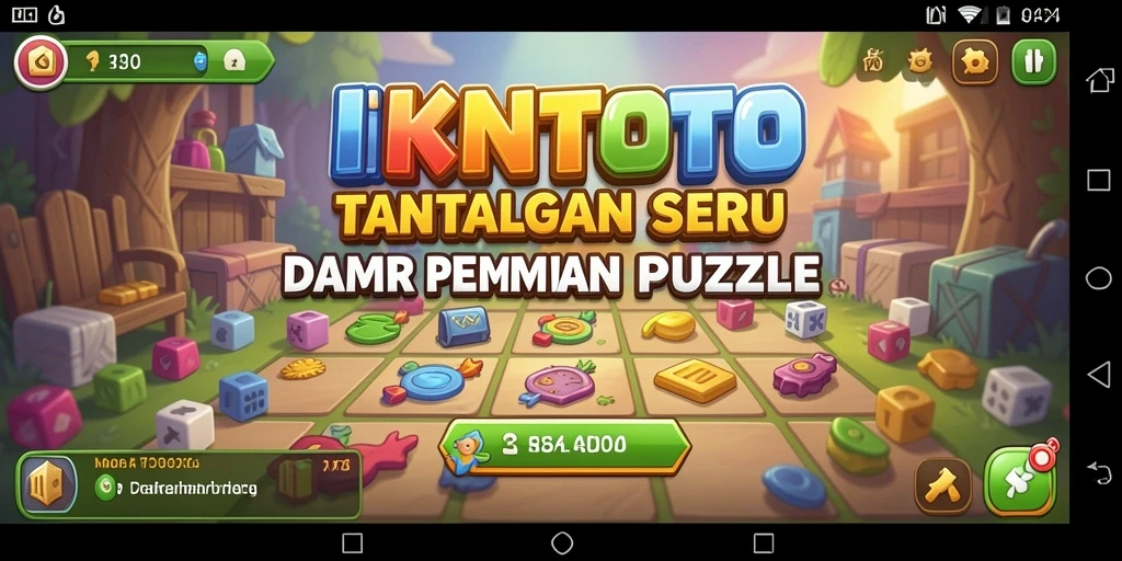 Screenshot gameplay IKNTOTO menampilkan tantangan Puzzle yang seru dan menarik.