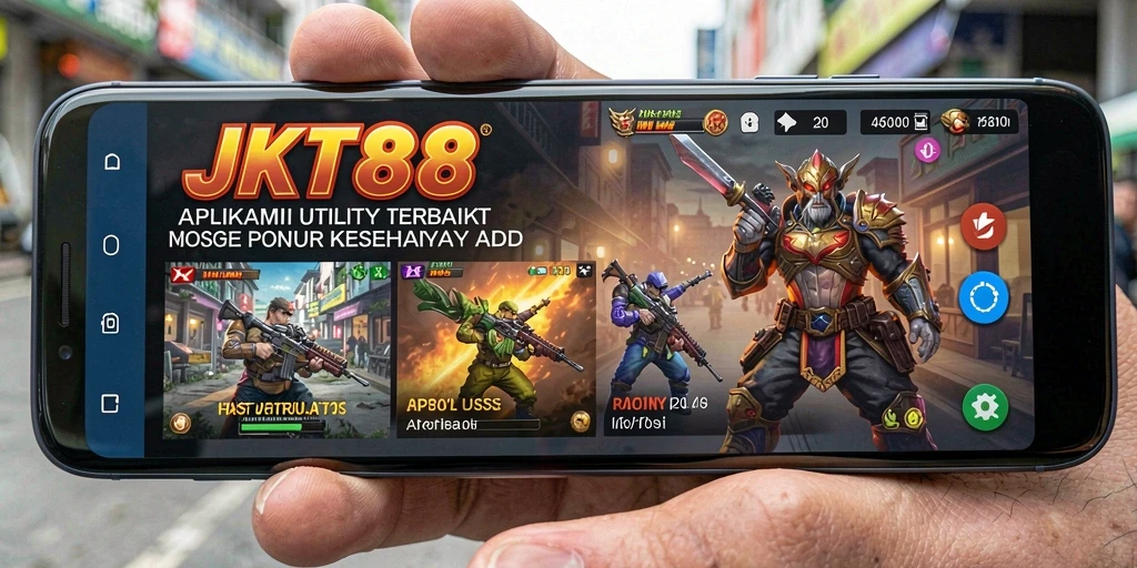 Tampilan antarmuka JKT88 yang modern dan fungsional.