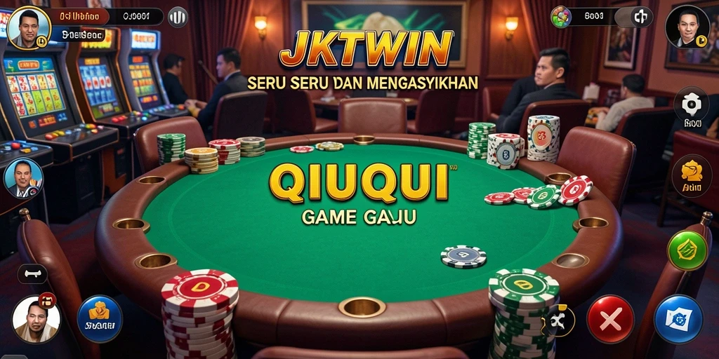 Tampilan gameplay seru dalam JKTWIN dengan teman-teman.