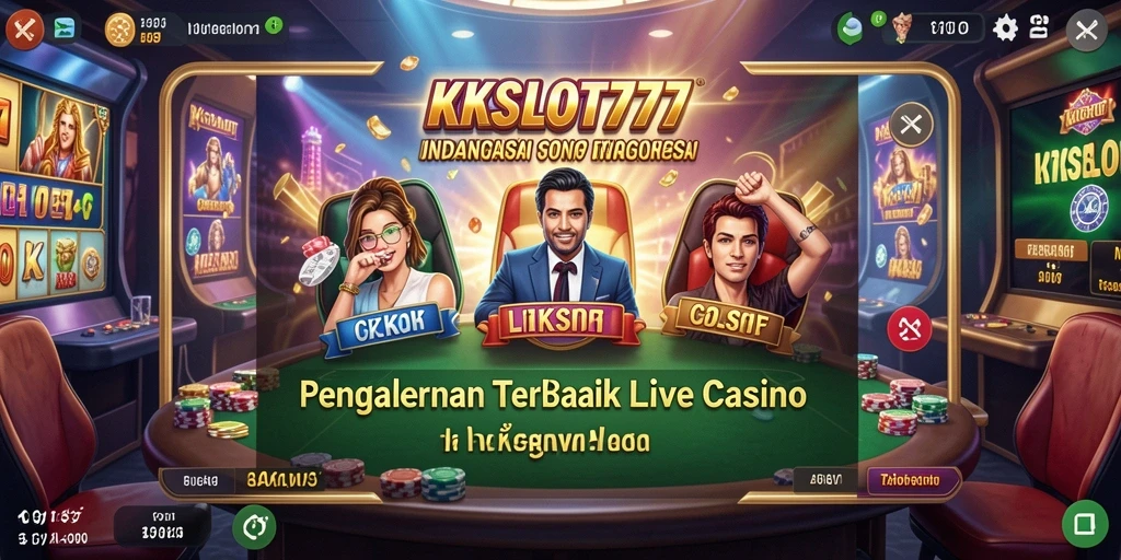 Tampilan menarik saat bermain Live Casino di KKSLOT777.
