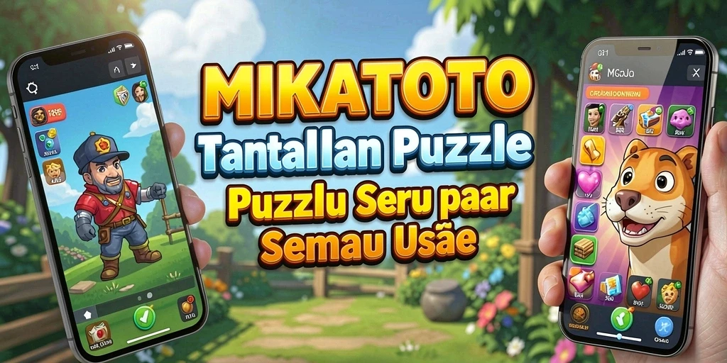 Tampilan gameplay MIKATOTO dengan teka-teki menarik yang menantang.
