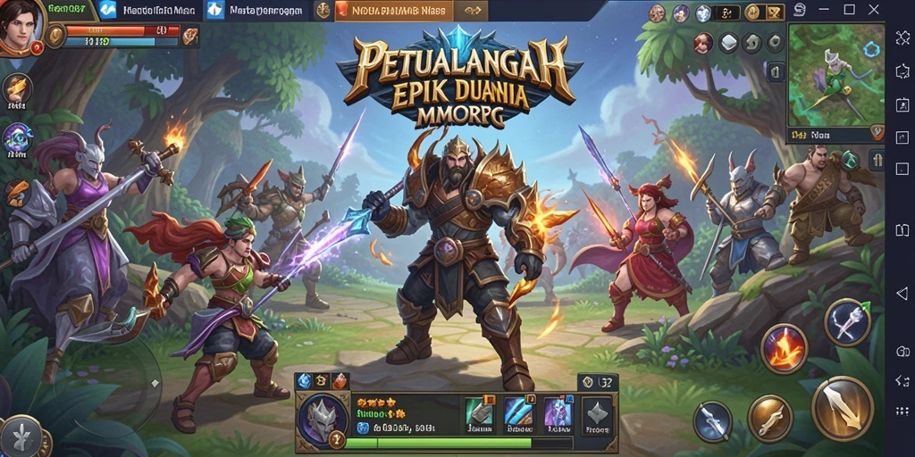 Screenshot gameplay N32 yang menampilkan aksi seru di dunia MMORPG.