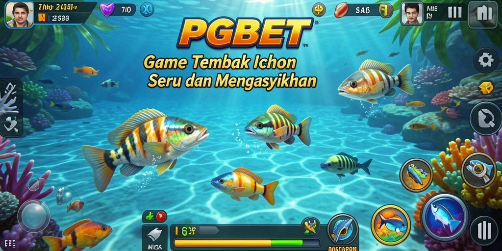 Tampilan gameplay PGBET menampilkan aksi seru menembak ikan.