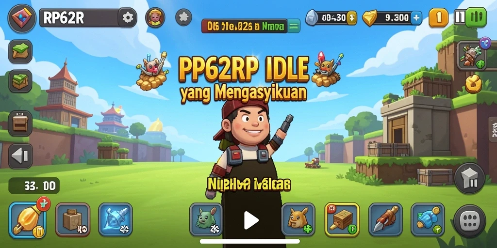 Screenshot gameplay RP62RP menampilkan pengelolaan sumber daya yang menyenangkan.