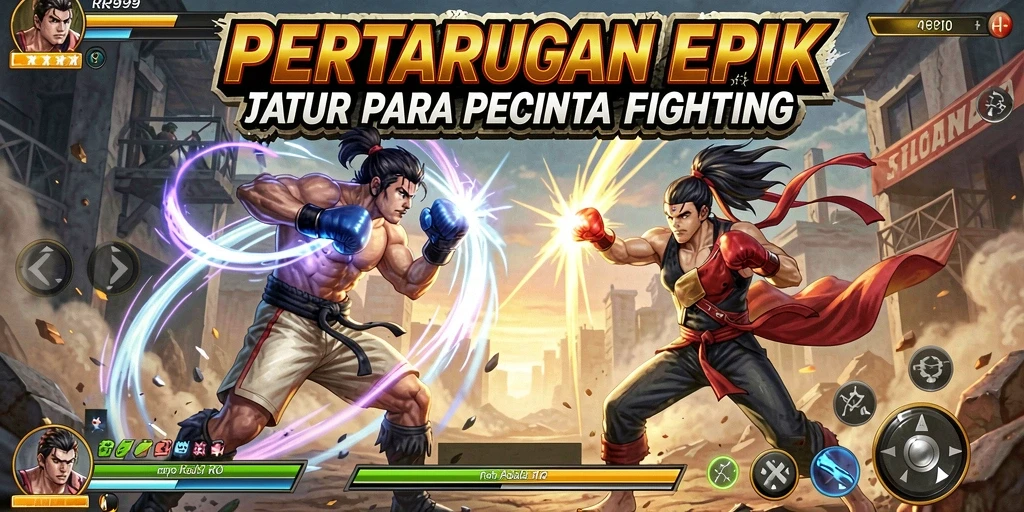 Tampilan gameplay RR999 dengan aksi pertarungan yang mendebarkan.