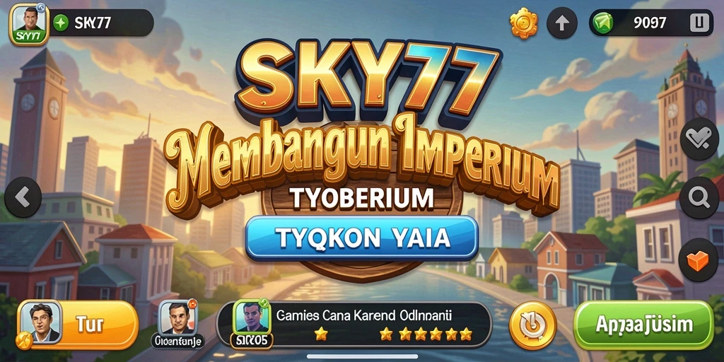 Screenshot gameplay SKY77 menampilkan pengalaman Tycoon yang seru.